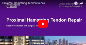 Proximal Hamstring Tendon Repair